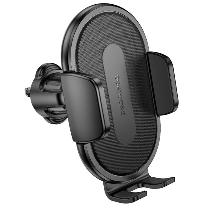 Автотримач для телефона BOROFONE BH133 Rio push-type car holder (air outlet) Black (6941991120664)