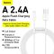 Кабель Baseus Superior Series Fast Charging Data Cable USB to iP 2.4A 0.25m White (CALYS-02)