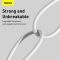 Кабель Baseus Superior Series Fast Charging Data Cable USB to iP 2.4A 0.25m White (CALYS-02)