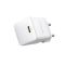 Мережевий зарядний пристрій з кабелем Baseus Palm Fast Charger 1C 30W EU Moon White(With:Baseus Mini White Cable C to C 60W(20V/3A) 1m Moon White) (P10111605213-01)