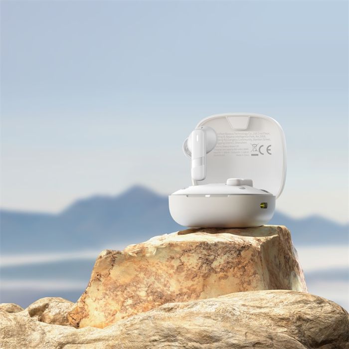 Бездротові навушники TWS Baseus Bowie E20, ENC, IPX5, Stellar White (A00069700223-00)