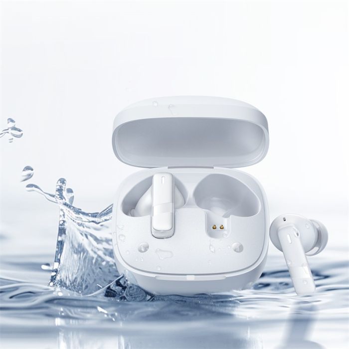 Бездротові навушники TWS Baseus Bowie E20, ENC, IPX5, Stellar White (A00069700223-00)