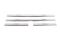 Накладки на пороги из нержавейки (Carmos, 4 шт.) для Mercedes ML W163 1997-2005 гг