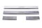 Накладки на пороги Carmos (4 шт, нержавейка) для Peugeot 406 1995-2004 гг