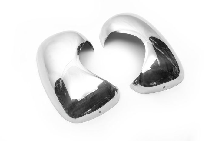 Хромированные Накладки на Зеркала (2 шт.) Carmos - Турецкая сталь для Opel Vivaro 2001-2015 гг