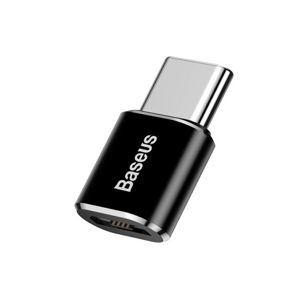 Адаптер Baseus Micro Female To Type-C Male Adapter Converter Black (CAMOTG-01)