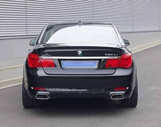 Спойлер на BMW 7 series F01 Performance черный глянцевый ABS-пластик