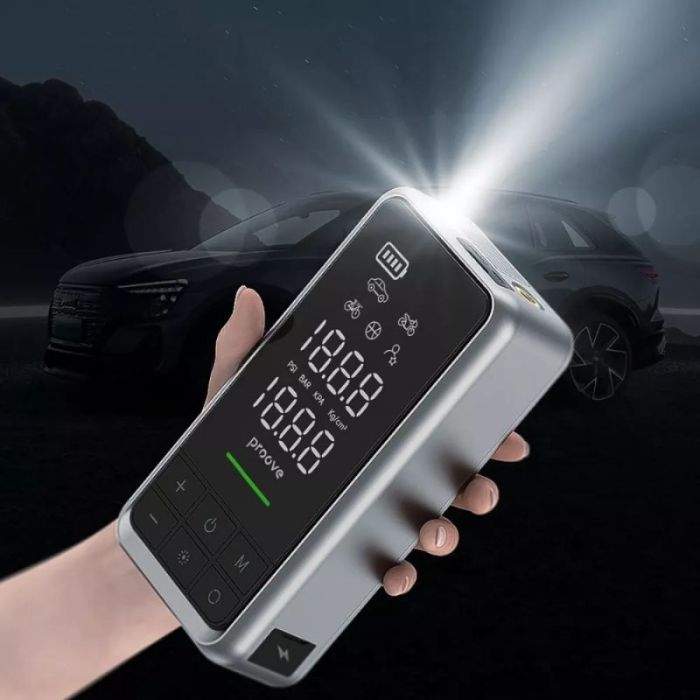 Бустер для авто с компрессором 3.5Атм и PowerBank 10400mAh Proove Air Jump 12В 1000A (JSAP10400203)
