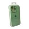 Чохол для смартфона Silicone Full Case AA Camera Protect for Apple iPhone 16 Pro 51,Avokado Green (FullAAi16P-51)