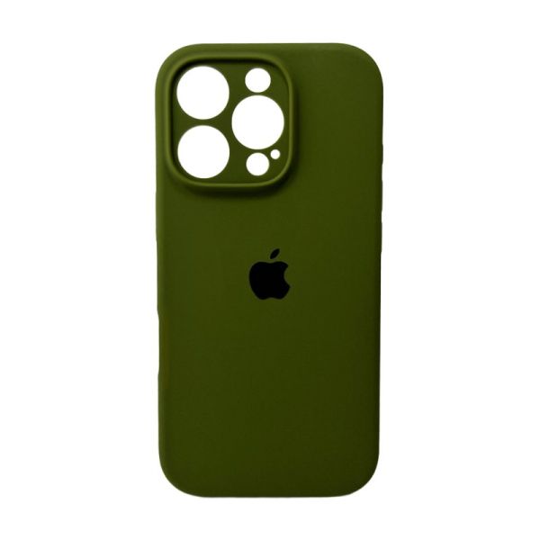 Чохол для смартфона Silicone Full Case AA Camera Protect for Apple iPhone 16 Pro Max 29,Army Green (FullAAi16PM-29)