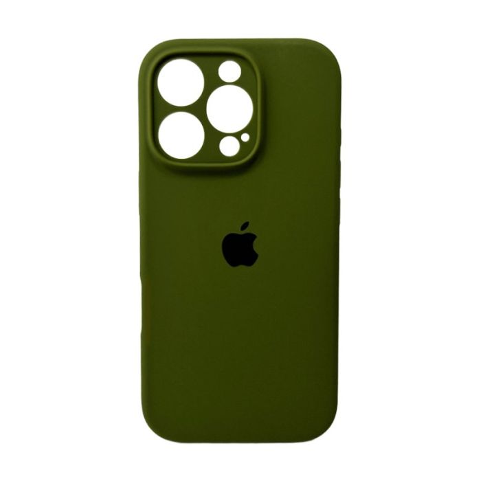 Чохол для смартфона Silicone Full Case AA Camera Protect for Apple iPhone 16 Pro Max 29,Army Green (FullAAi16PM-29)