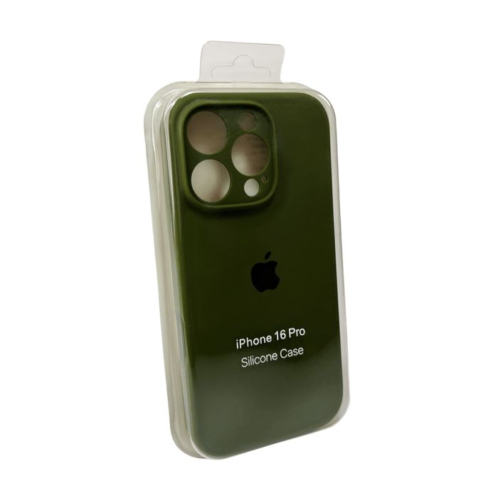Чохол для смартфона Silicone Full Case AA Camera Protect for Apple iPhone 16 Pro Max 29,Army Green (FullAAi16PM-29)