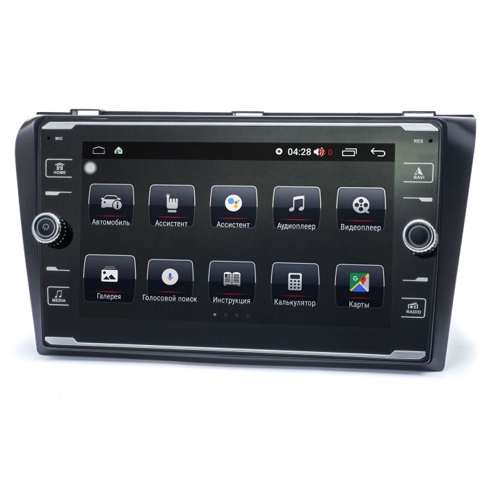 Штатна магнітола Prime-X 22-081/8K, 4+64, 4G. MAZDA 3 2004-2008