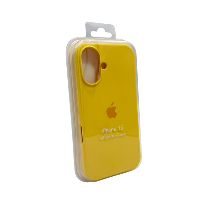 Чохол для смартфона Silicone Full Case AA Open Cam for Apple iPhone 16 33,Canary Yellow (FullOpenAAi16-33)