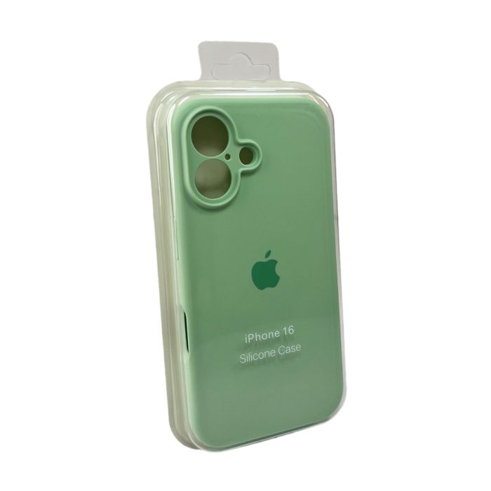 Чохол для смартфона Silicone Full Case AA Camera Protect for Apple iPhone 16 51,Avokado Green (FullAAi16-51)