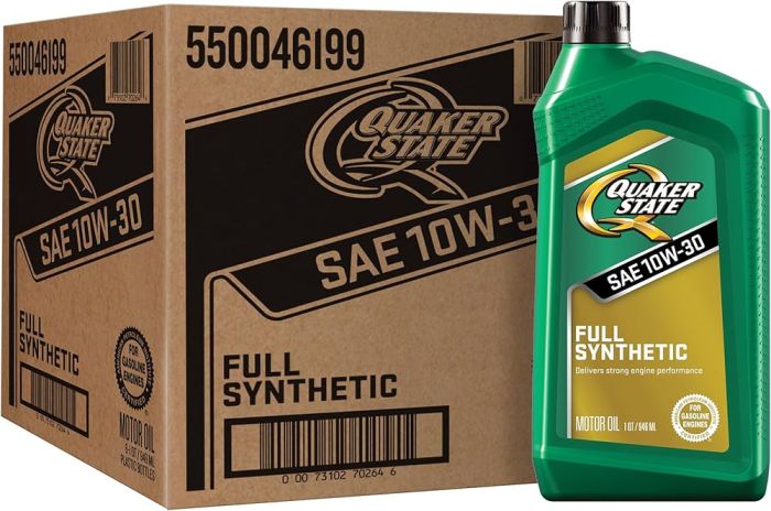 Quaker State Full Synthetic 10W-30 0.946 л.