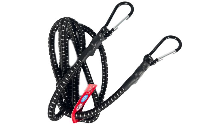 Ремінь для закріплення багажу з карабіном 150см Ø 8мм "CARABINER"