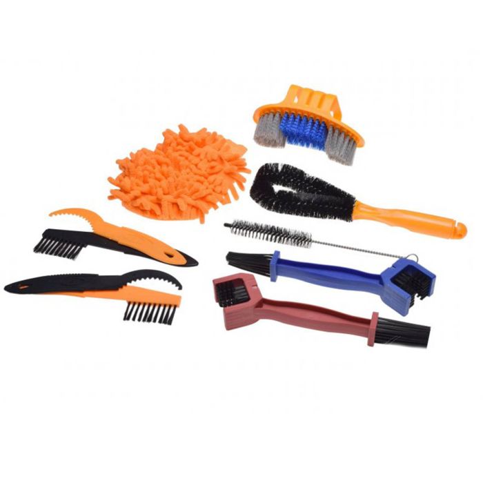 Щітка для ланцюга набір для мийки 11 елементів