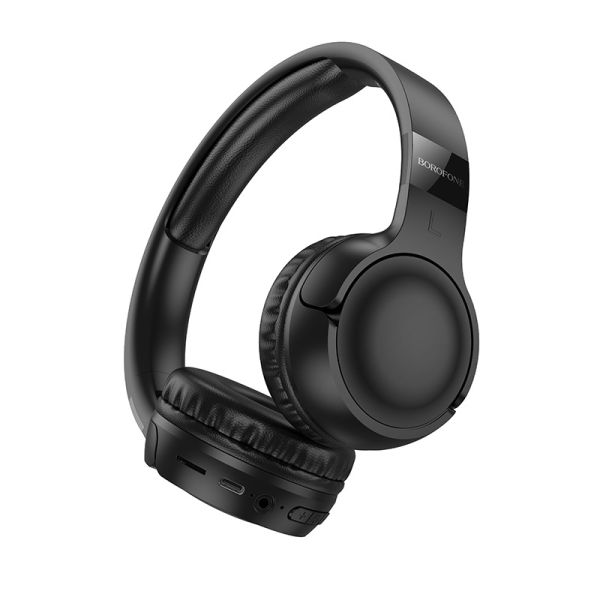 Бездротові накладні навушники BOROFONE BO32 Show BT headphones Black (6941991118722)