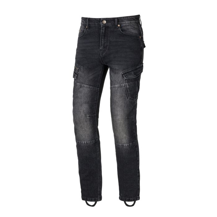 Мотоджинси одношарові SECA Badlands DYN Black W38-L32
