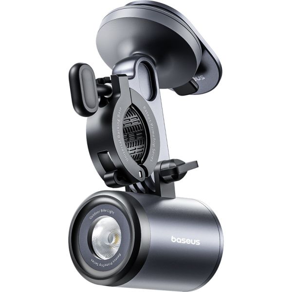 Велотримач для телефона Baseus PrimeTrip Series Dual-Color Bike Light 2-in-1 Set Cosmic Black (C12569000121-00)