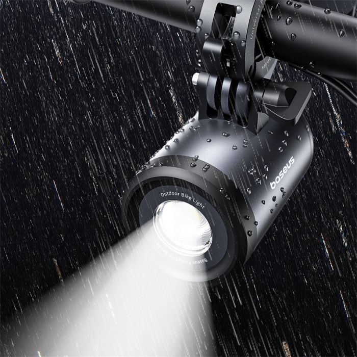 Велотримач для телефона Baseus PrimeTrip Series Dual-Color Bike Light 2-in-1 Set Cosmic Black (C12569000121-00)