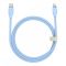 Кабель Baseus Jelly Liquid Silica Gel Fast Charging Data Cable Type-C to iP 20W 2m Blue (CAGD020103)