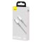 Кабель Baseus High Density Braided Fast Charging Data Cable Type-C to iP PD 20W 2m White (CATLGD-A02)