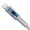 Кабель Baseus High Density Braided Fast Charging Data Cable Type-C to iP PD 20W 2m White (CATLGD-A02)