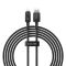 Кабель Baseus Unbreakable Series Fast Charging Data Cable USB to iP 2.4A 2m Cluster Black (P10355802111-01)