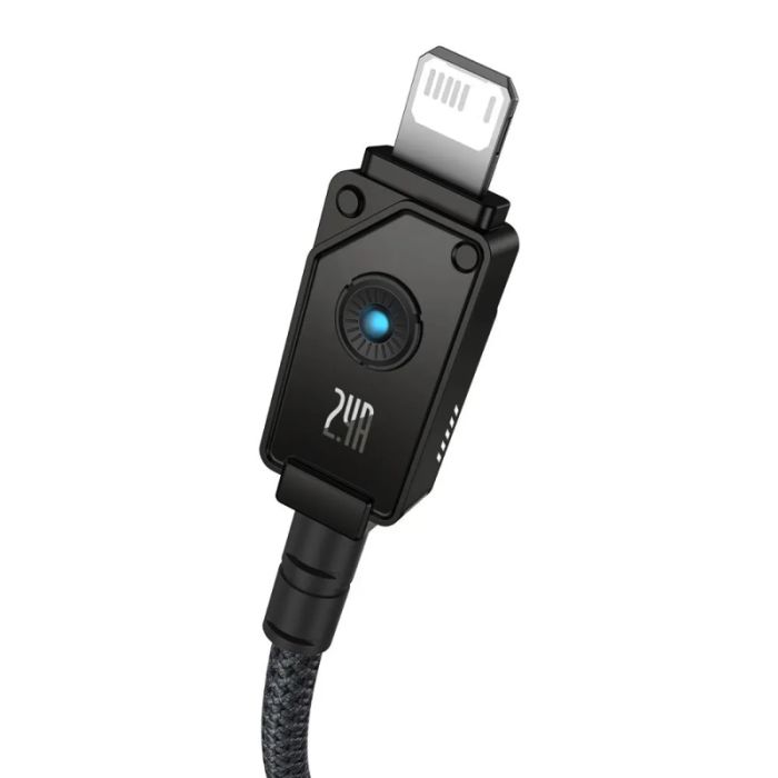 Кабель Baseus Unbreakable Series Fast Charging Data Cable USB to iP 2.4A 2m Cluster Black (P10355802111-01)
