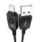 Кабель Baseus Unbreakable Series Fast Charging Data Cable USB to iP 2.4A 2m Cluster Black (P10355802111-01)