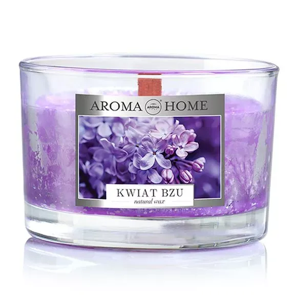 Ароматична свічка Aroma Home Unique Fragrances - Kwiat Bzu 115 г (83666)