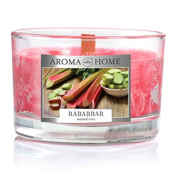 Ароматична свічка Aroma Home Unique Fragrances - Rabarbar 115 г (83667)