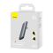 Мережевий зарядний пристрій з  кабелем Baseus GaN5 Pro Ultra-Slim Fast Charger C+U 65W Gray((With Mini White Cable C to C 100W(20V/5A) 1m Black) (CCGP150113)