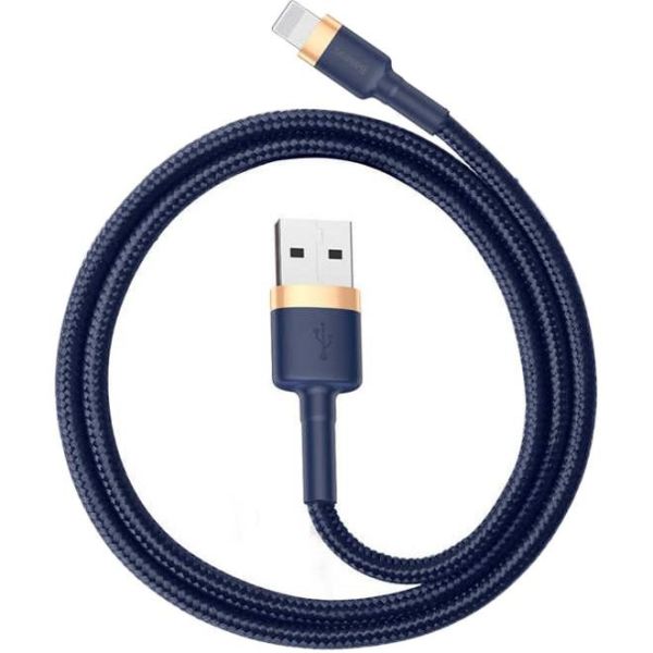 Кабель Baseus Cafule Cable USB For iP 1.5A 2m Gold+Blue (CALKLF-CV3)
