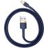 Кабель Baseus Cafule Cable USB For iP 1.5A 2m Gold+Blue (CALKLF-CV3)