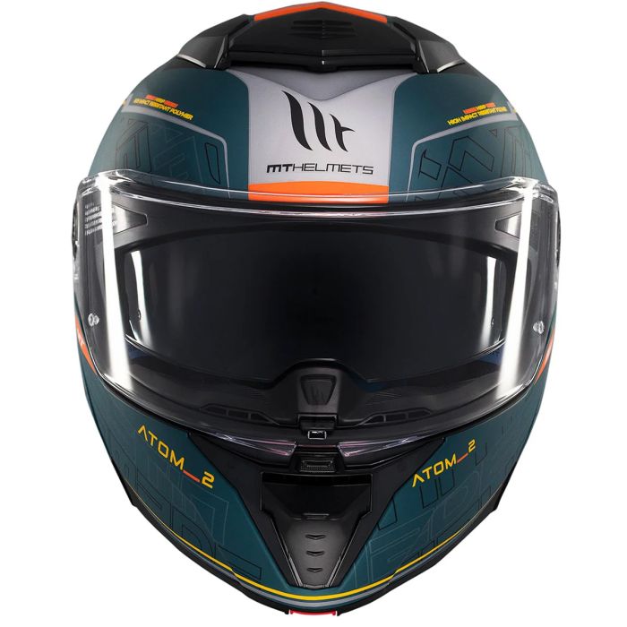 Мотошолом MT ATOM 2 SV DESTINY C6 Matt Green S