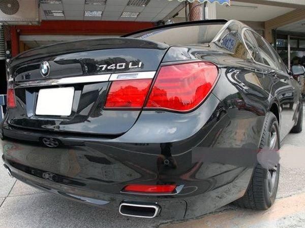 Спойлер на BMW 7 series F01 Performance черный глянцевый ABS-пластик