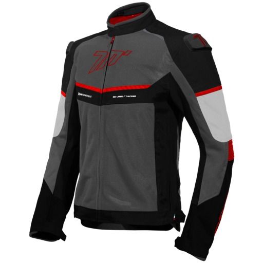 Мотокуртка Seventy JR60 THUNDER Black Red XL
