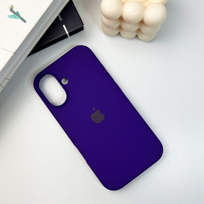 Чохол для смартфона Silicone Full Case AA Open Cam for Apple iPhone 16 22,Dark Purple (FullOpeAAi16-22)