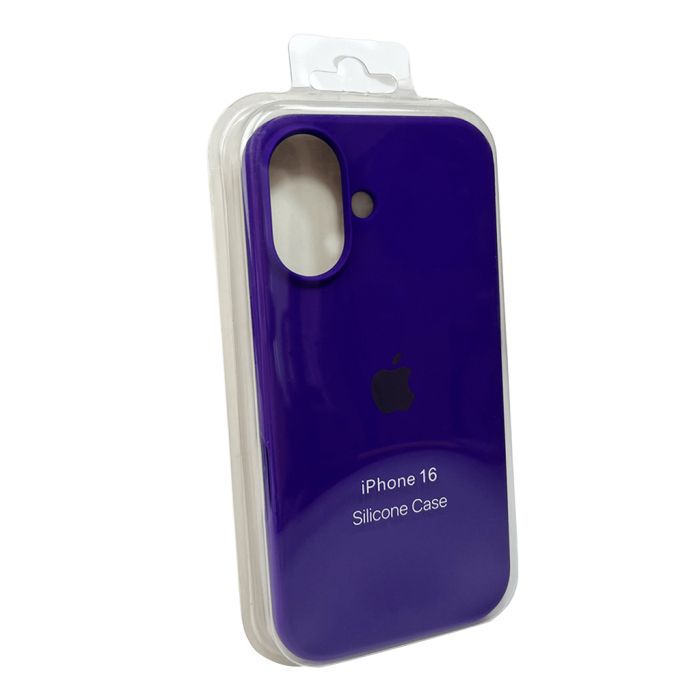 Чохол для смартфона Silicone Full Case AA Open Cam for Apple iPhone 16 22,Dark Purple (FullOpeAAi16-22)