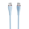 Кабель Vention USB 2.0 C Male to C Male 5A Cable 1.5M Light Blue Silicone Type (TAWSG) (TAWSG)