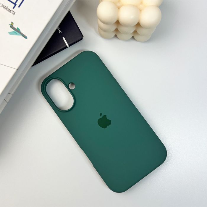 Чохол для смартфона Silicone Full Case AA Open Cam for Apple iPhone 16 46,Pine Green (FullOpeAAi16-46)