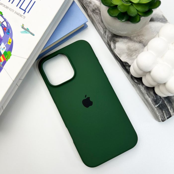 Чохол для смартфона Silicone Full Case AA Open Cam for Apple iPhone 16 Pro Max 40,Atrovirens (FullOpeAAi16PM-40)