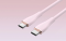Кабель Vention USB 2.0 C Male to C Male 5A Cable 1M Pink Silicone Type (TAWPF) (TAWPF)