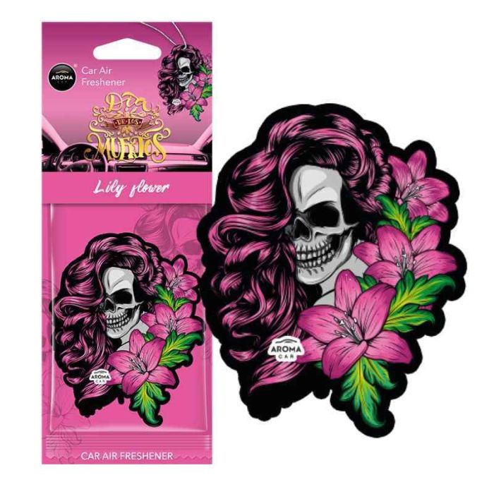Ароматизатор для авто Aroma Car Cellulose Dia De Los Muertos Lillyflower сухой (12050)