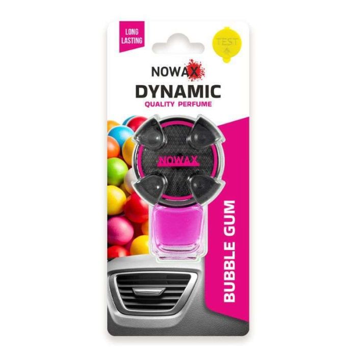 Автомобильный ароматизатор на дефлектор Nowax Dynamic Bubble Gum для салона авто (NX07786)
