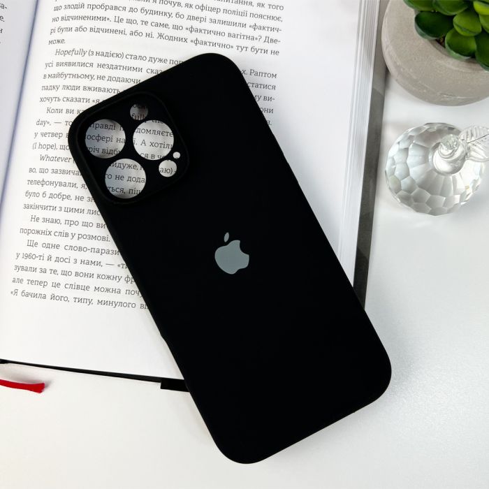 Чохол для смартфона Silicone Full Case AA Camera Protect for Apple iPhone 16 Pro 14,Black (FullAAi16P-14)