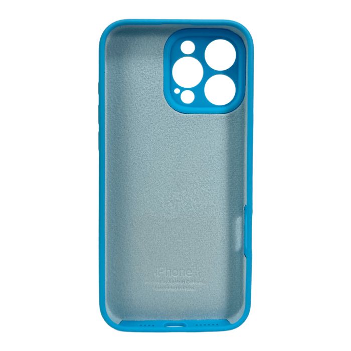 Чохол для смартфона Silicone Full Case AA Camera Protect for Apple iPhone 16 Pro Max 44,Light Blue (FullAAi16PM-44)